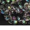 Natural Rainbow Multi Color Mystic Quartz Faceted Pear Drop Briolette Beads Strand 2 Strands of 8 Inches each. Sizes from 8mm to 10mm approx. 